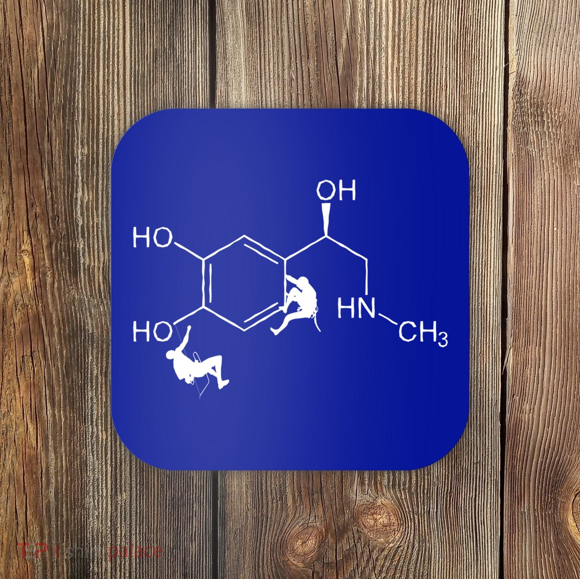 Adrenaline Bouldering Mountain Rock Climbing Gift Coaster