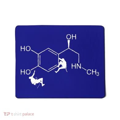 Adrenaline Bouldering Mountain Rock Climbing Gift Mousepad