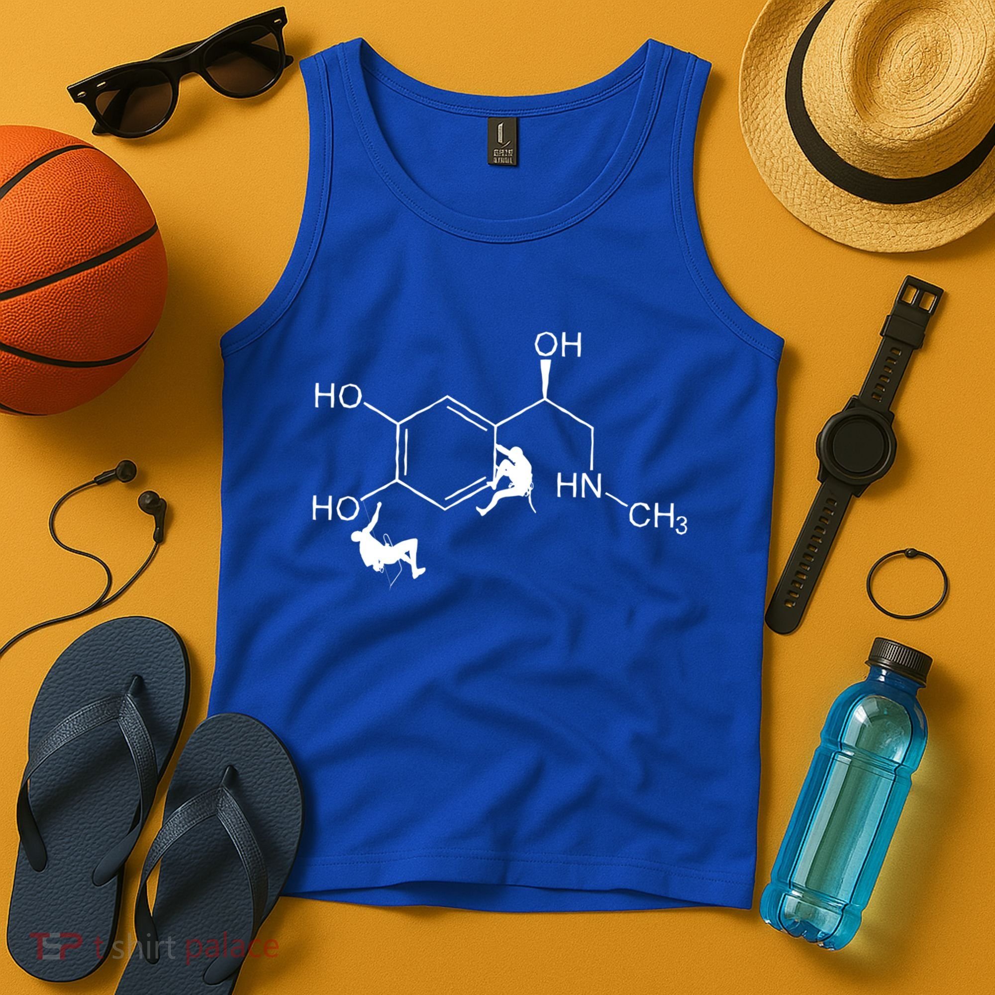 Adrenaline Bouldering Mountain Rock Climbing Gift Tank Top