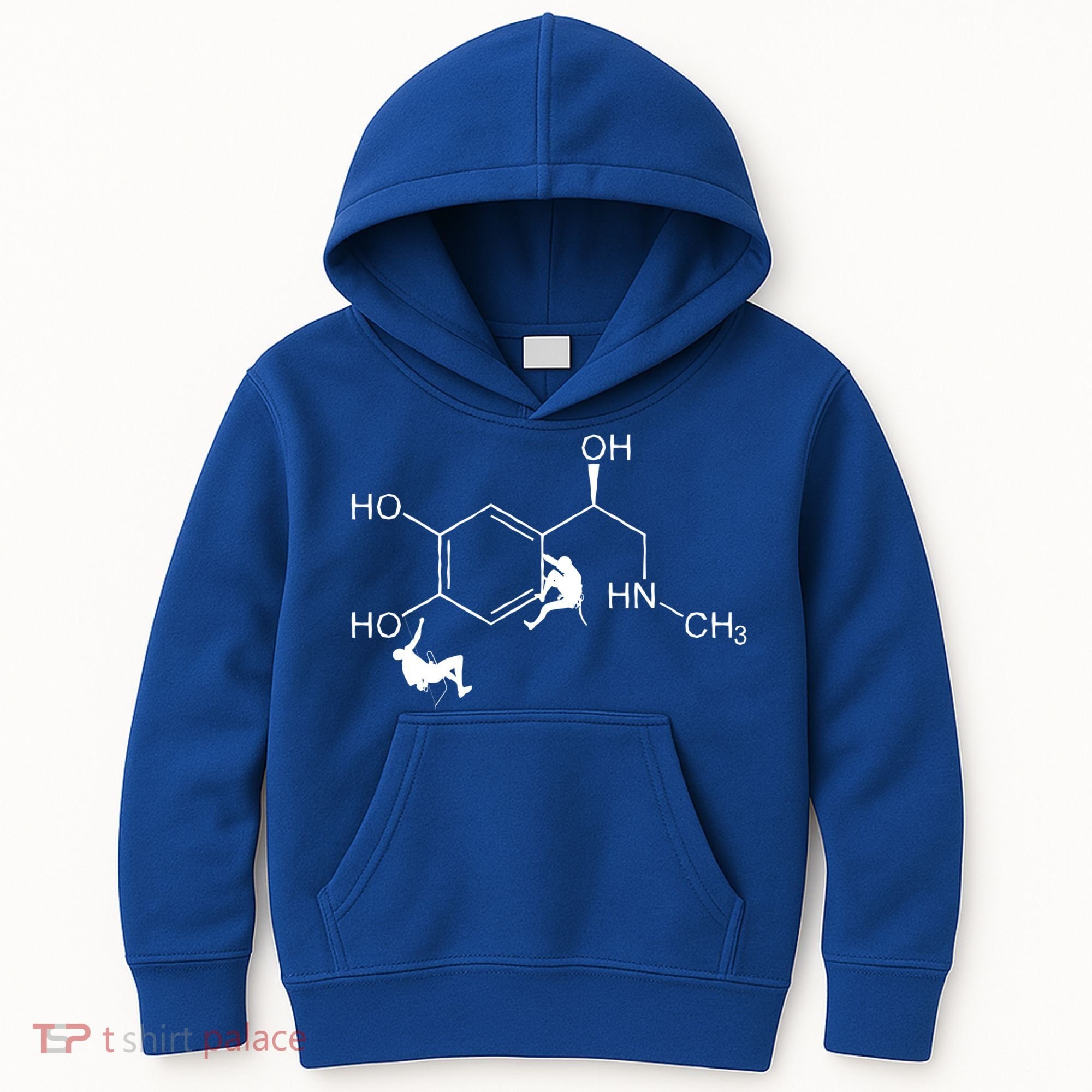 Adrenaline Bouldering Mountain Rock Climbing Gift Kids Hoodie