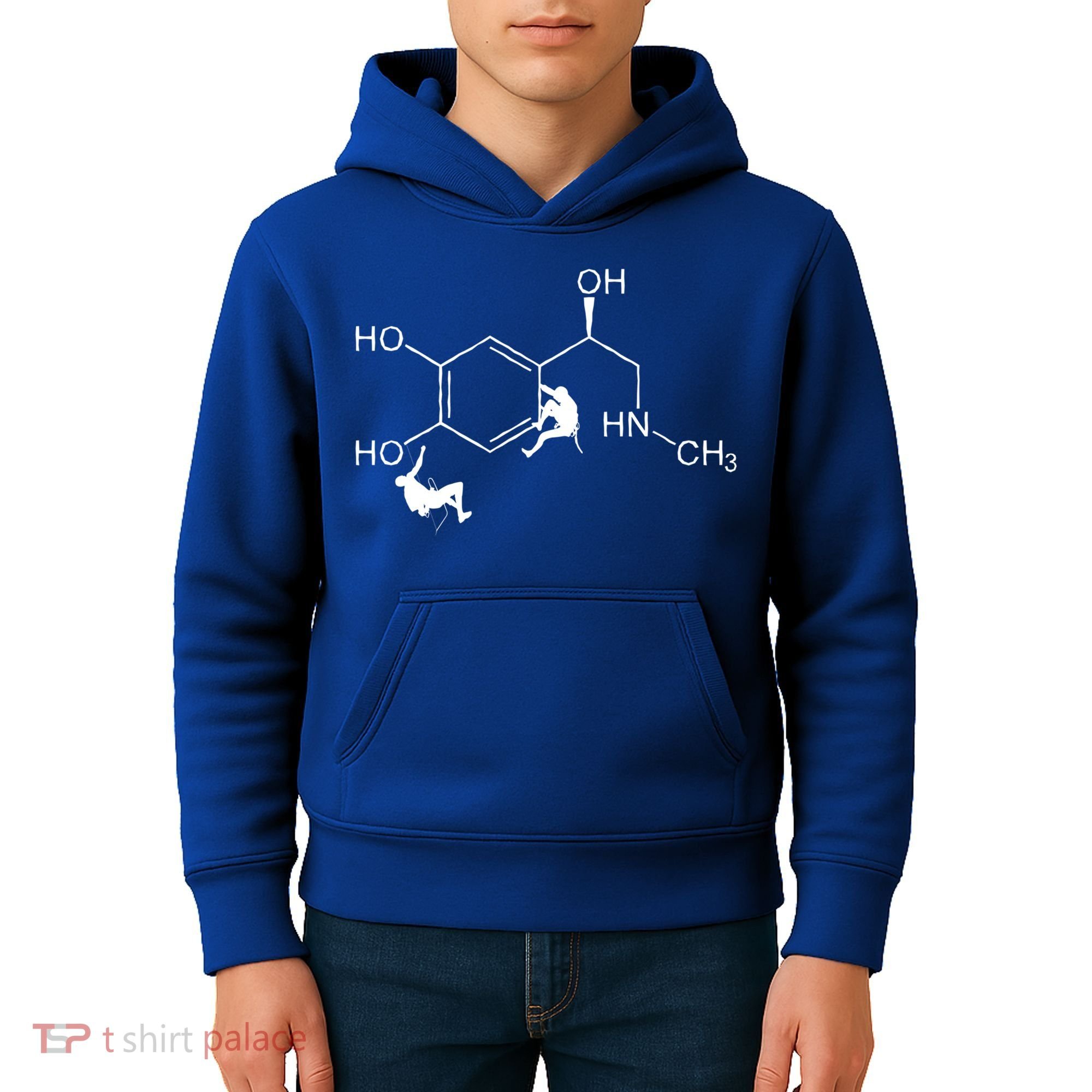 Adrenaline Bouldering Mountain Rock Climbing Gift Kids Hoodie
