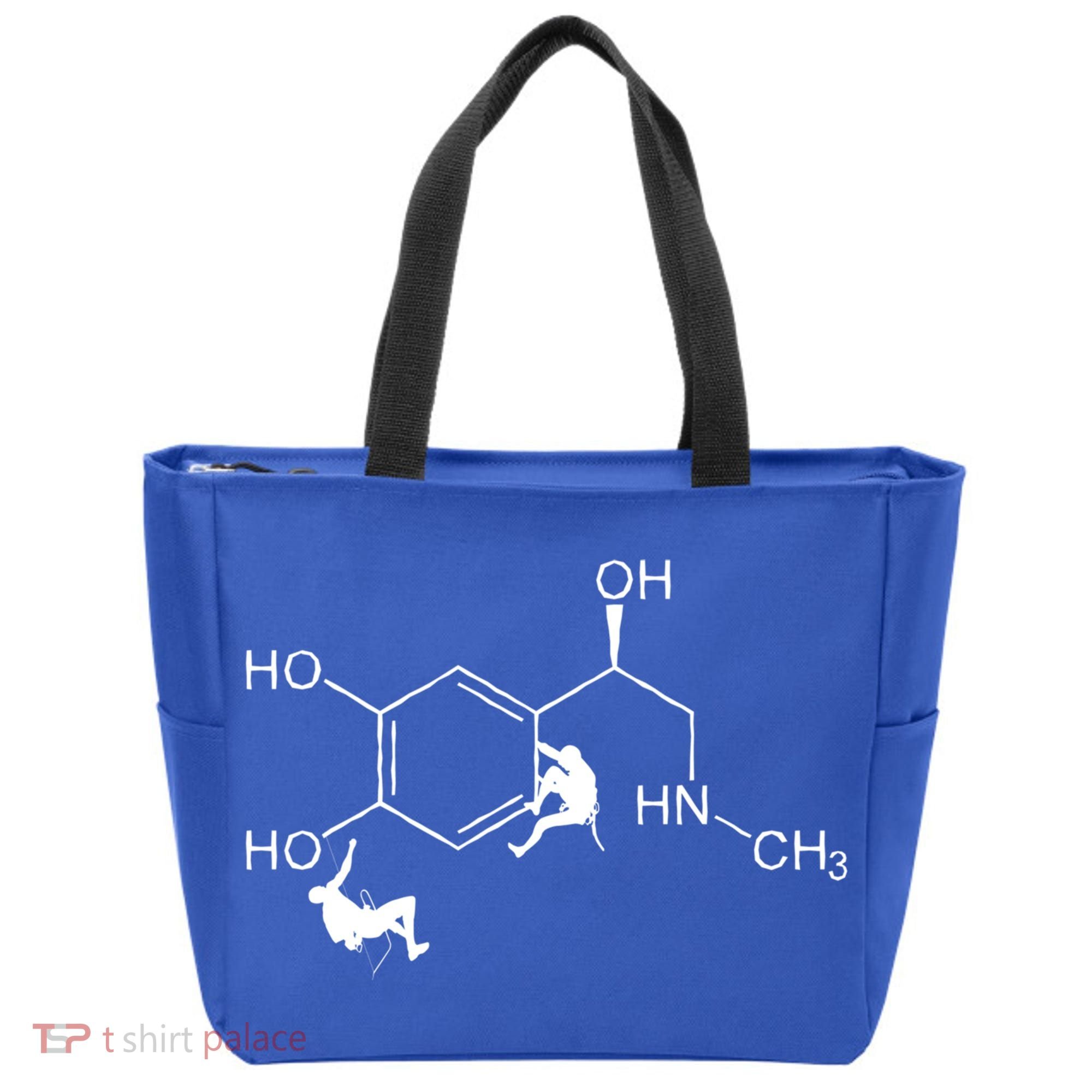 Adrenaline Bouldering Mountain Rock Climbing Gift Tote Bag