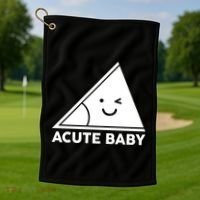 Acute Baby Matching Family Shirts Golf Towel thumb 1