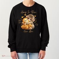 Adorable Baby Monkey Punch Women's Sweatshirt thumb 0