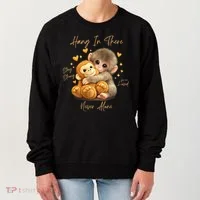 Adorable Baby Monkey Punch Women's Sweatshirt thumb 0