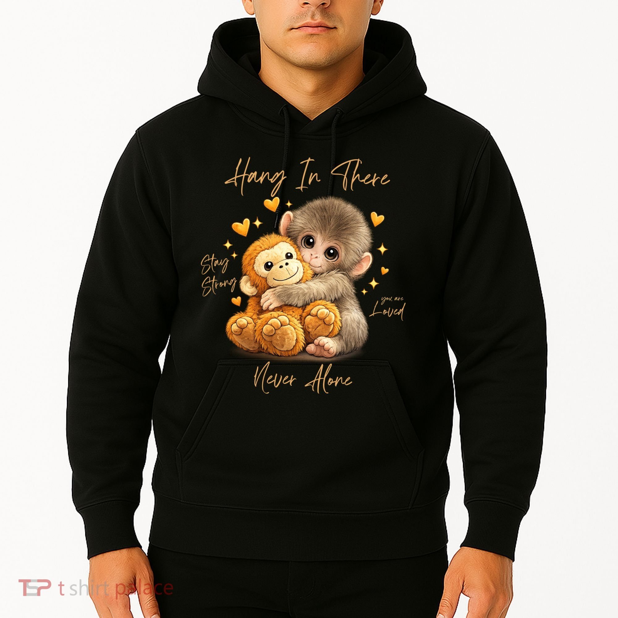 Adorable Baby Monkey Punch Hoodie