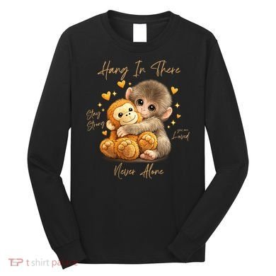 Adorable Baby Monkey Punch Long Sleeve Shirt
