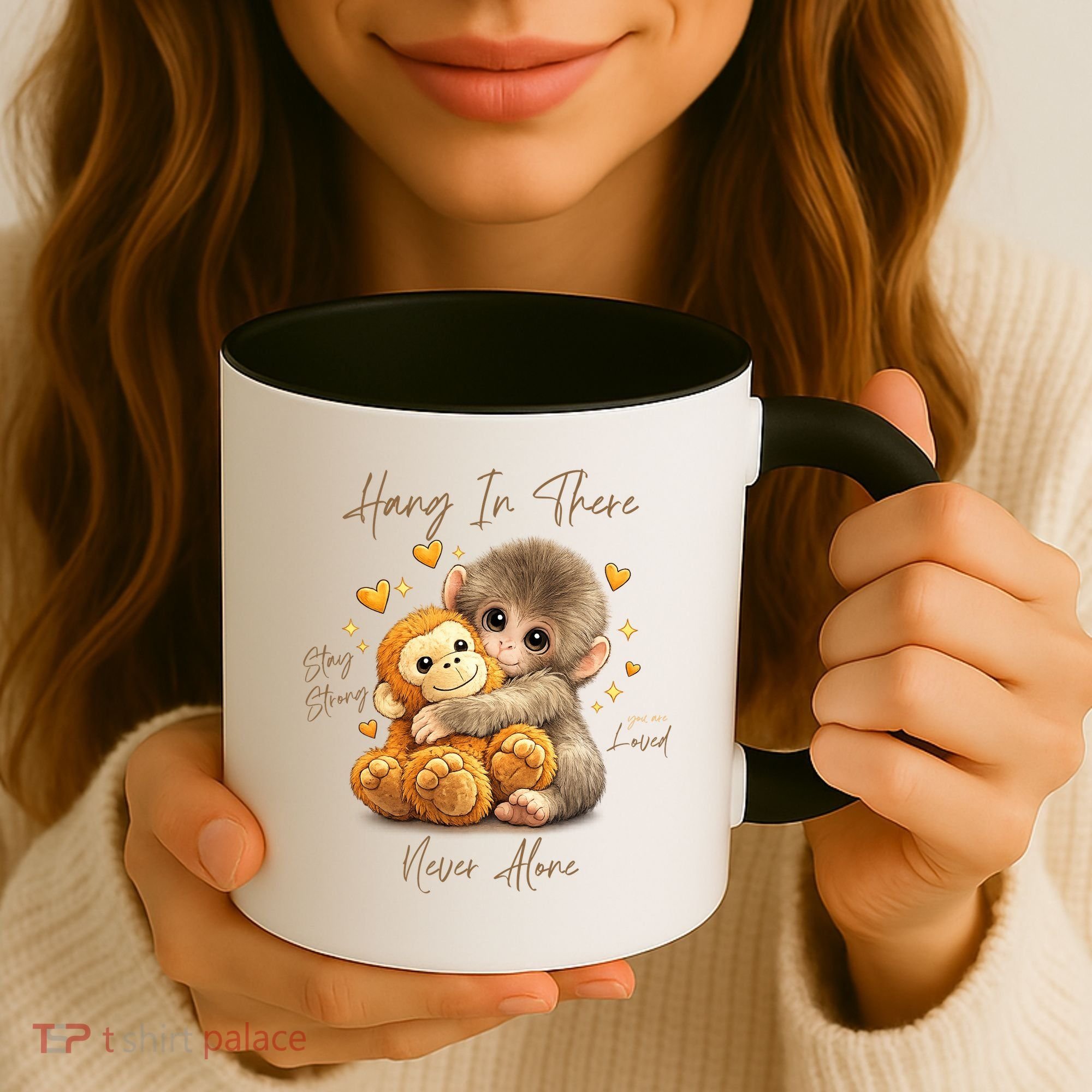Adorable Baby Monkey Punch Coffee Mug