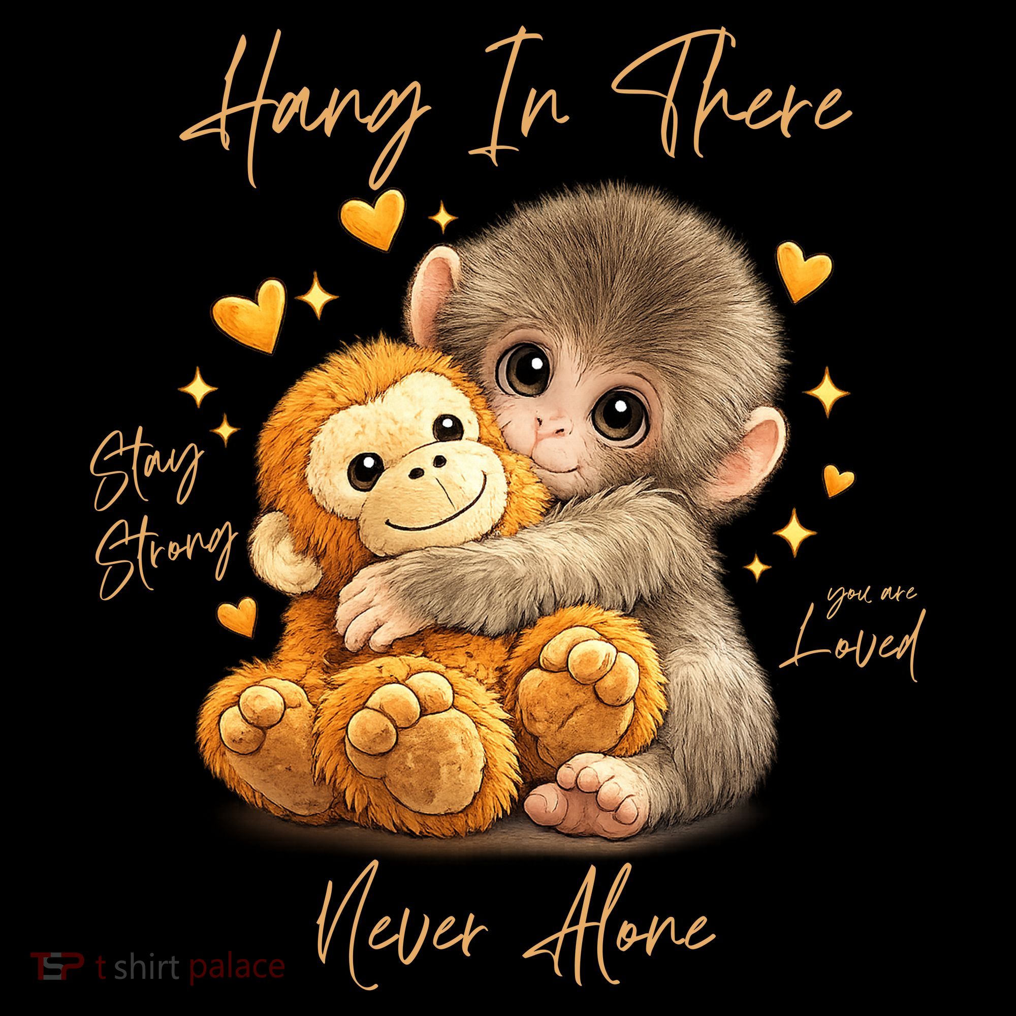 Adorable Baby Monkey Punch Toddler Hoodie