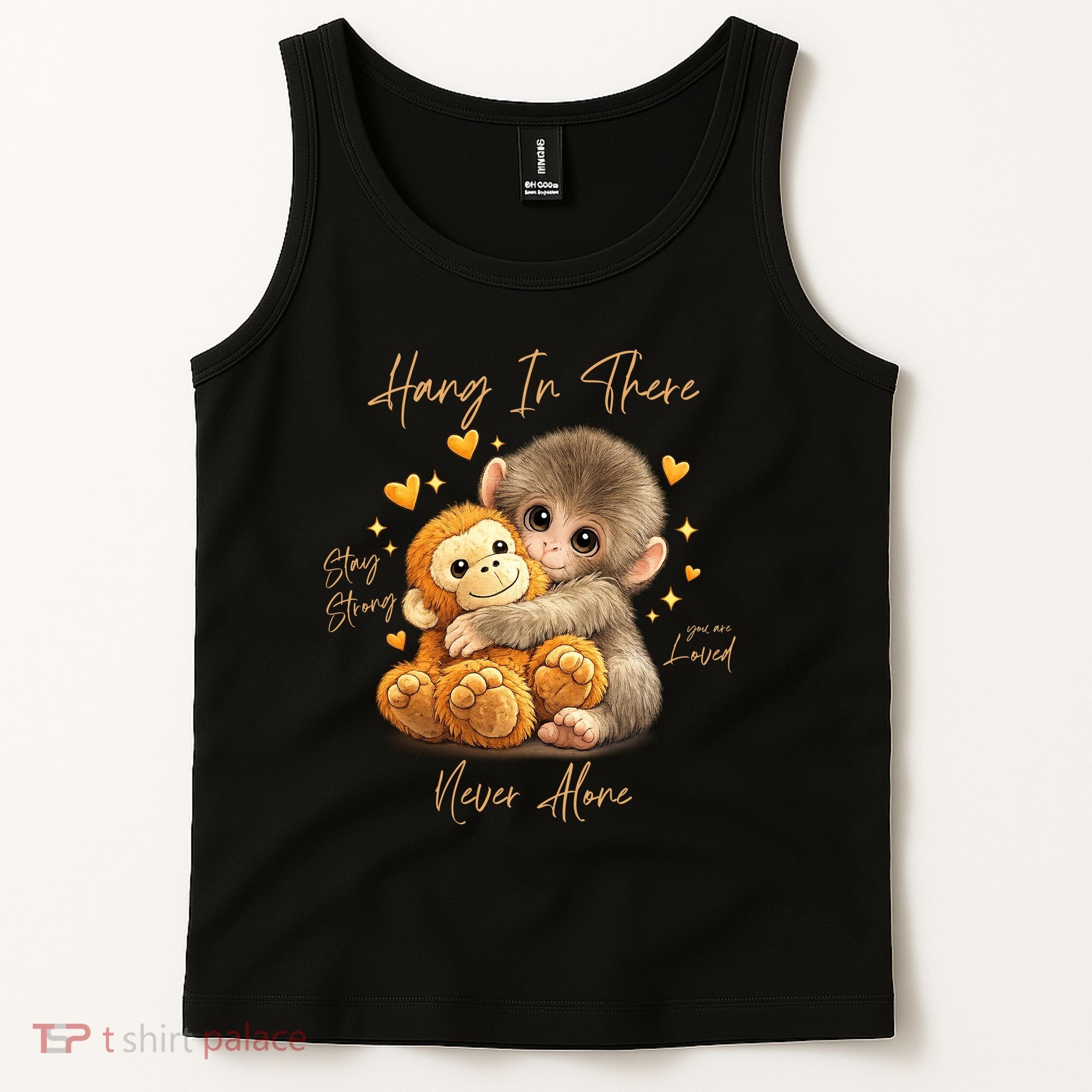 Adorable Baby Monkey Punch Tank Top