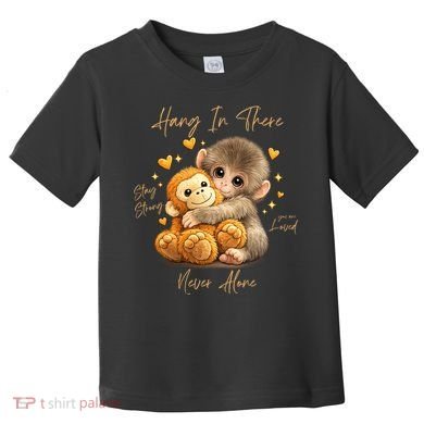 Adorable Baby Monkey Punch Toddler T-Shirt