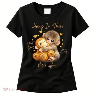 Adorable Baby Monkey Punch Women's T-Shirt