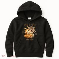 Adorable Baby Monkey Punch Kids Hoodie thumb 0