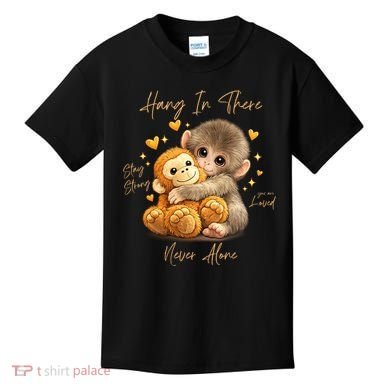 Adorable Baby Monkey Punch Kids T-Shirt