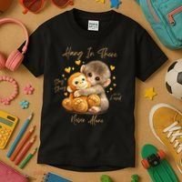 Adorable Baby Monkey Punch Kids T-Shirt thumb 3