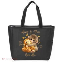 Adorable Baby Monkey Punch Tote Bag thumb 0