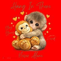 Adorable Baby Monkey Punch Santa Hat thumb 1