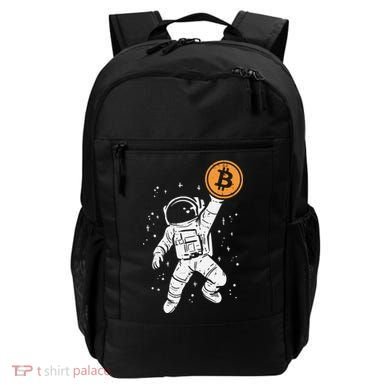 Astronaut Bitcoin Moon Funny Crypto Cryptocurrency Backpack