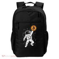 Astronaut Bitcoin Moon Funny Crypto Cryptocurrency Backpack thumb 0