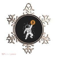 Astronaut Bitcoin Moon Funny Crypto Cryptocurrency Ornament thumb 0