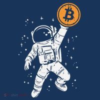 Astronaut Bitcoin Moon Funny Crypto Cryptocurrency Hat thumb 2