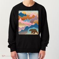 Abstract Bear Mountain Wilderness Women's Sweatshirt thumb 0