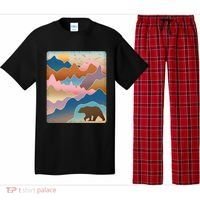 Abstract Bear Mountain Wilderness Pajama Set thumb 0