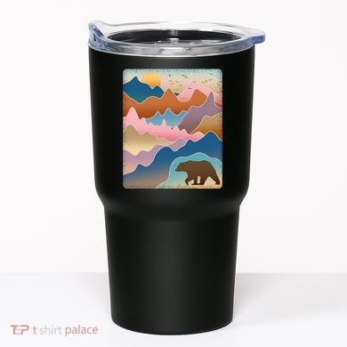 Abstract Bear Mountain Wilderness Tumbler