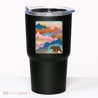 Abstract Bear Mountain Wilderness Tumbler thumb 0