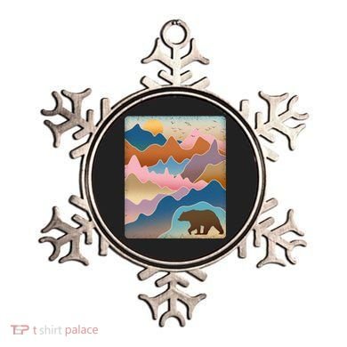 Abstract Bear Mountain Wilderness Ornament