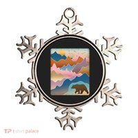 Abstract Bear Mountain Wilderness Ornament thumb 0