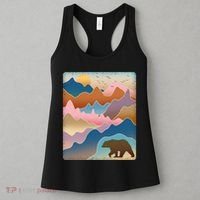 Abstract Bear Mountain Wilderness Women's Tank Top thumb 3