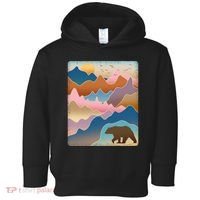 Abstract Bear Mountain Wilderness Toddler Hoodie thumb 0