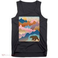 Abstract Bear Mountain Wilderness Tank Top thumb 0