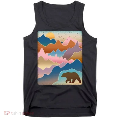 Abstract Bear Mountain Wilderness Tank Top