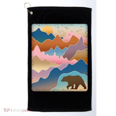 Abstract Bear Mountain Wilderness Golf Towel