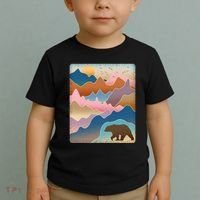 Abstract Bear Mountain Wilderness Toddler T-Shirt thumb 2