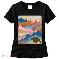 Abstract Bear Mountain Wilderness Women's T-Shirt thumb 0