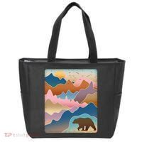 Abstract Bear Mountain Wilderness Tote Bag thumb 0