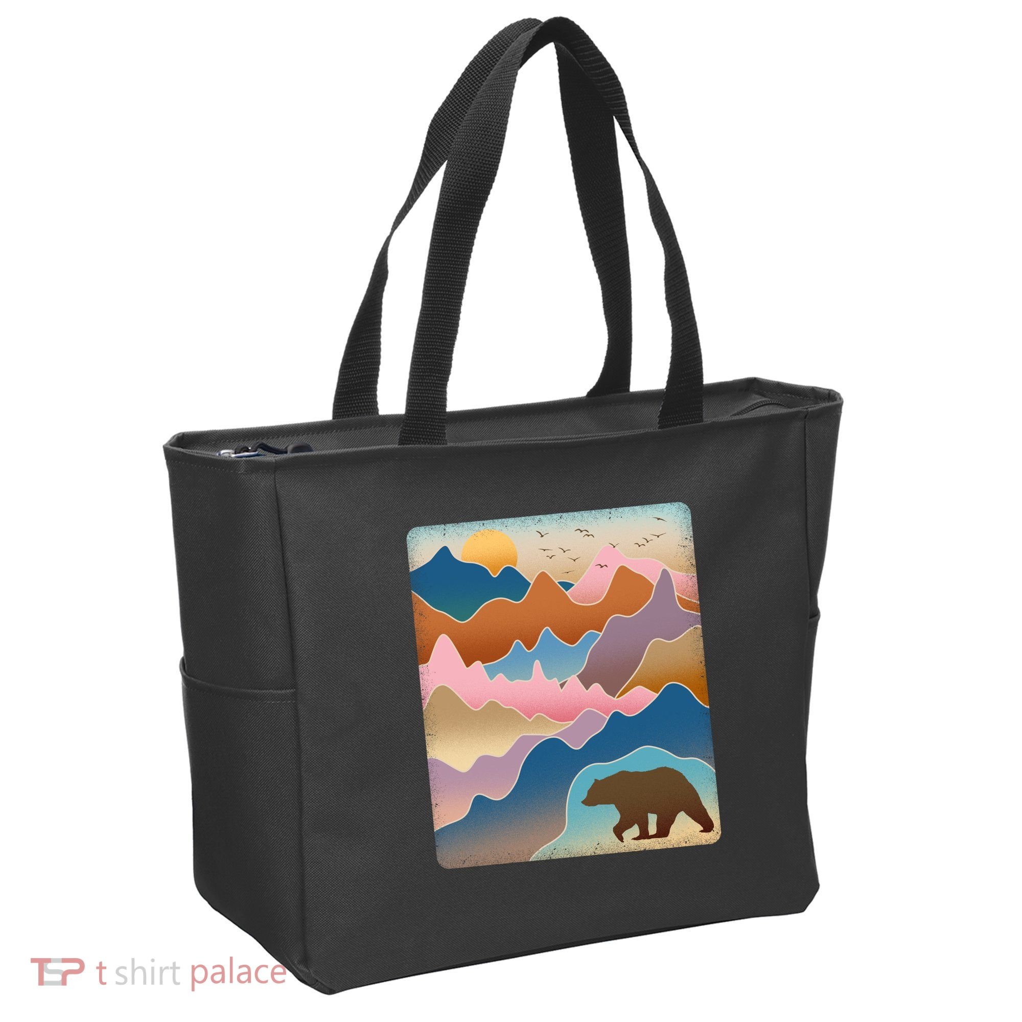 Abstract Bear Mountain Wilderness Tote Bag