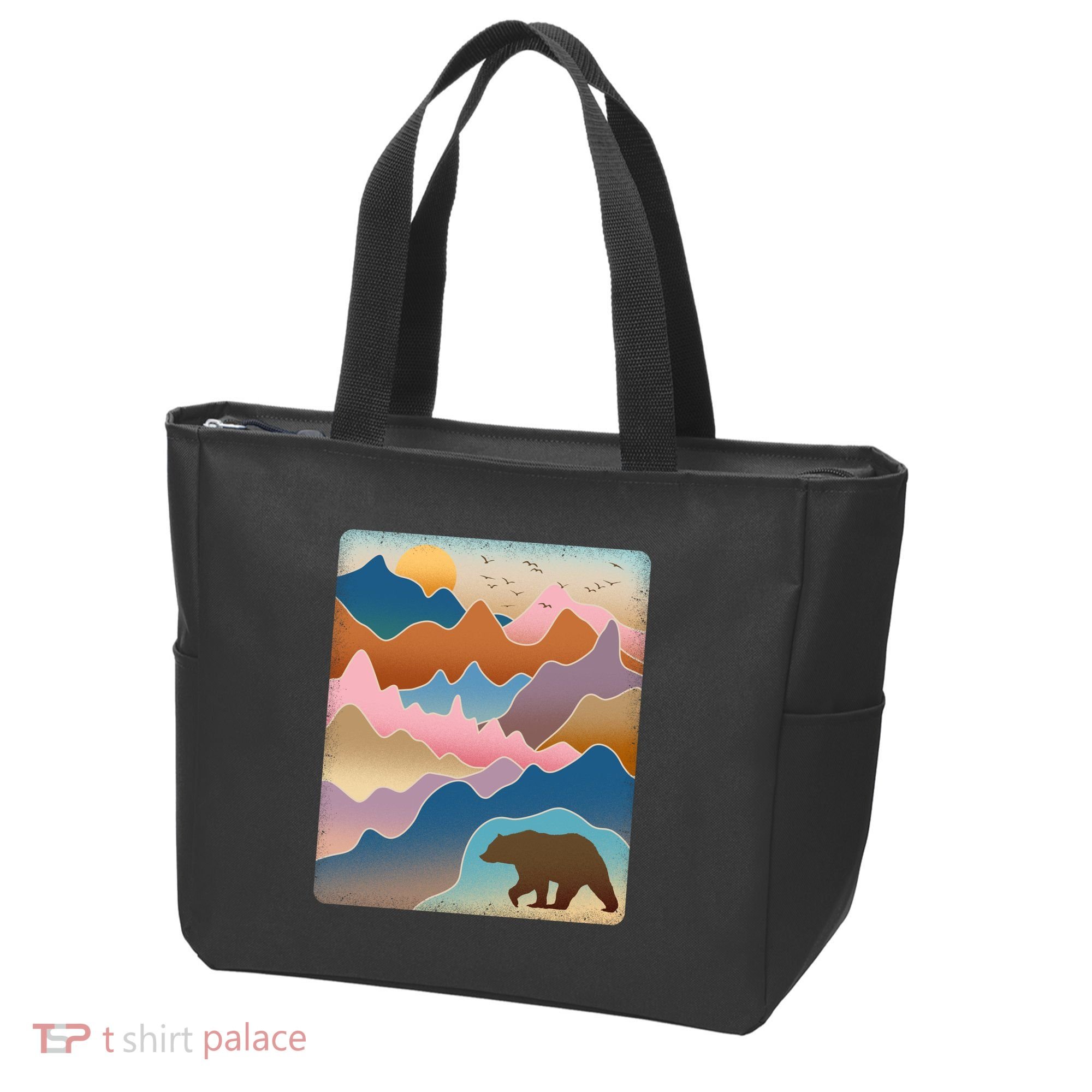 Abstract Bear Mountain Wilderness Tote Bag