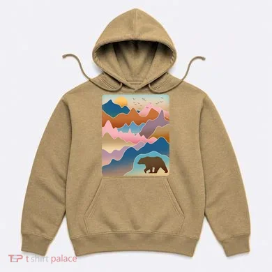 Abstract Bear Mountain Wilderness Hoodie