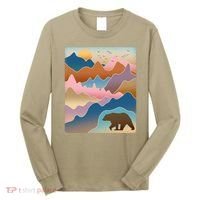 Abstract Bear Mountain Wilderness Long Sleeve Shirt thumb 0