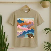 Abstract Bear Mountain Wilderness T-Shirt thumb 2