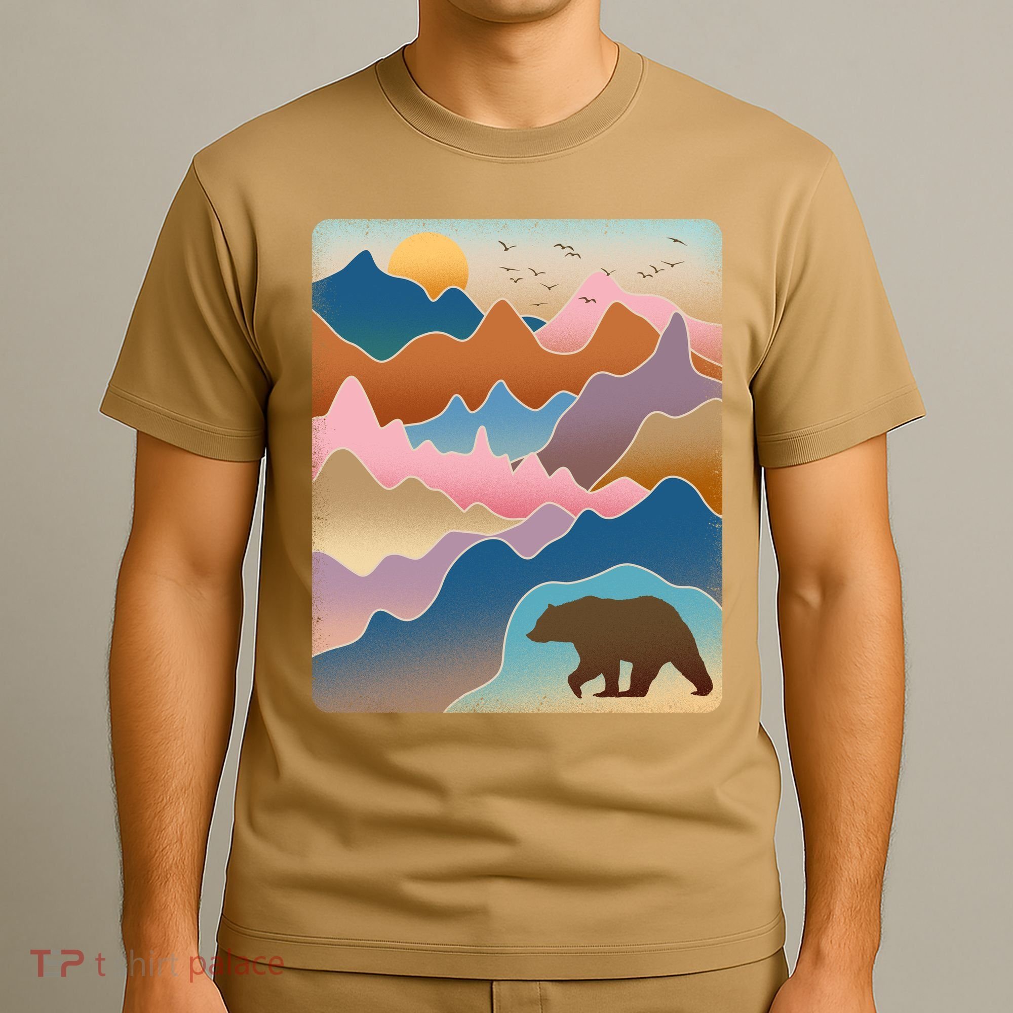 Abstract Bear Mountain Wilderness T-Shirt
