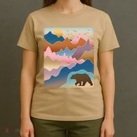 Abstract Bear Mountain Wilderness T-Shirt thumb 4