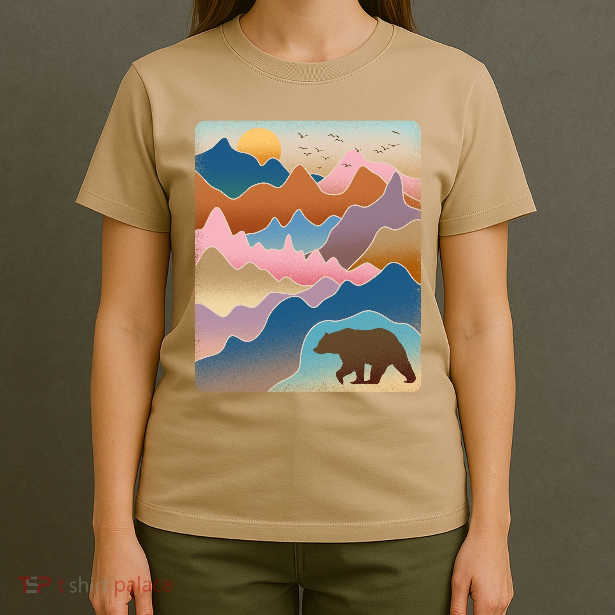 Abstract Bear Mountain Wilderness T-Shirt