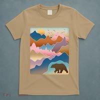 Abstract Bear Mountain Wilderness T-Shirt thumb 5