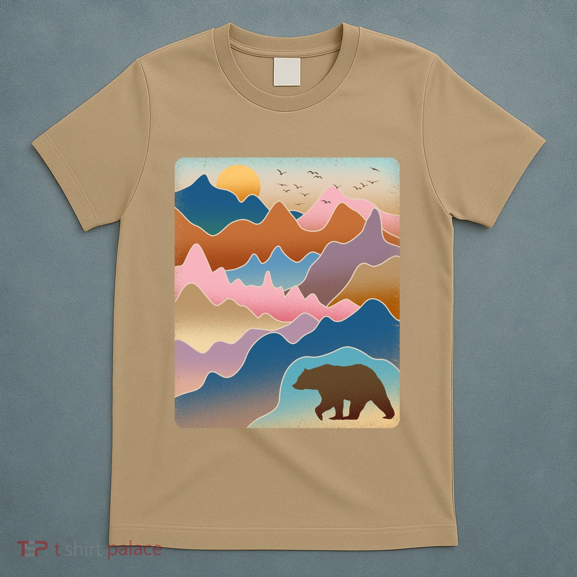 Abstract Bear Mountain Wilderness T-Shirt