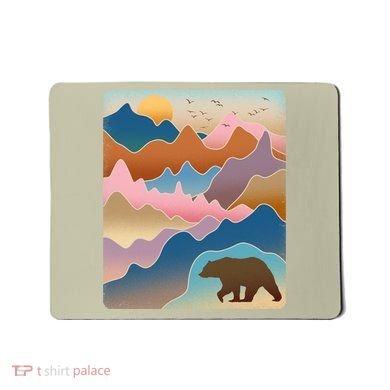 Abstract Bear Mountain Wilderness Mousepad